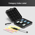 SD Card Holder Waterproof, Yottamaster 28 Slots Memory Card Case Holder with Labels for 6 SD Cards and 22 TF Cards Protective Case Anti-shock Memo...