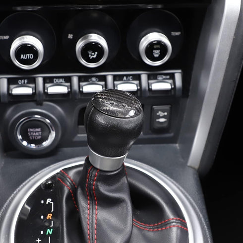 CHEAYAR Shift Knob Head Cover Trim for Toyota 86 Subaru BRZ 2012-2020 Interior Accessories, Car Center Gear Shift Head Cover Trim Made of Real Car...