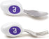 doddl Toddler Utensils, Ergonomic Fork and Spoon Set for Self Feeding, Stainless Steel Silverware for 1-3 Year Olds, BPA Free, Dishwasher Safe (In...