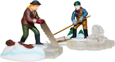 Dept 56 Heritage Village Collection "Blue Star Ice Harvesters" 1993 Retired 5650-2...