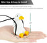 VIPbuy Handmade Wooden Swinging Duck Car Hanging Ornament - Cute Hand Carved Painted Wood Duck Figurine Car Mirror Hanging Accessories Decor Gifts...