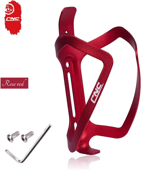CNC Bike Water Bottle Holder, 2-Pack Bicycle Water Bottle Cage for Road Bike/Mountain Bike?red...