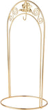 Bard's Arched Gold-Toned Ornament Stand, Large Angel, 12.25" H x 6" W x 6" D...