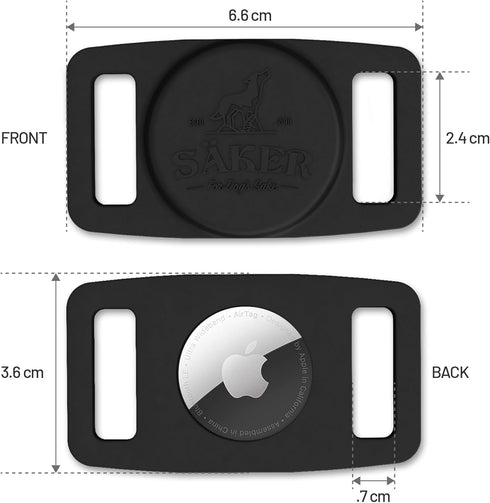 Mammoth Airtag Dog Collar Holder, Strong Dog Airtag Holder is The Perfect Way to GPS Track Your Dog | Uses Apple Technology to Keep Track of Your ...