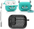 3 in 1 Compatible with Apple Airpods Pro(2nd/1st Generation) Protective Funny Cute Case Cover with Cleaner Kit & Keychain (Sully)...