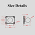 BRCOVAN 2 PCS, 1'' Ball Mount Base with Aluminum Alloy 4-Hole AMPS Square Plate & 1'' TPU Ball Adapter Compatible with RAM Mounts B Size 1 Inch Ba...