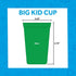 Re-Play Kids Dinnerware Set - 10 oz. Open Cup, 7" Flat Plate, 12 Oz. Bowl, Rounded Tip Fork and Deep Scoop Spoon - Dishwasher/Microwave Safe - Mad...