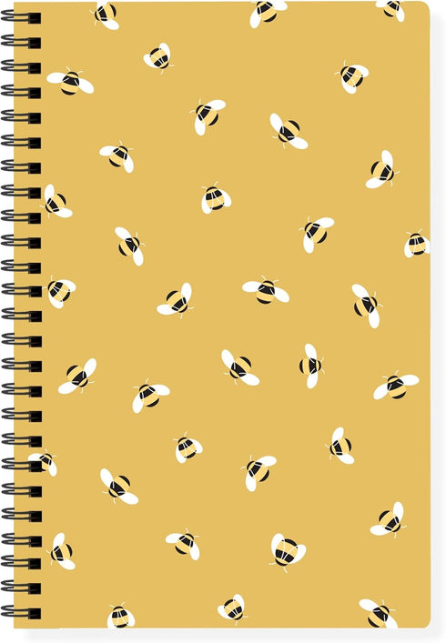 Fringe Studio "BEES 5.625" x 8.75" SLIM PAPERBACK SPIRAL JOURNAL - 120 PAGES (931037)...