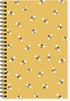 Fringe Studio "BEES 5.625" x 8.75" SLIM PAPERBACK SPIRAL JOURNAL - 120 PAGES (931037)...