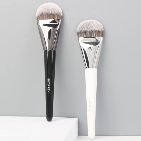 Flat Foundation Brush for Liquid Makeup, Liquid Foundation Brush, Flat Makeup Brush for Liquid Foundation, Make up Brushes for Liquid Foundation, ...