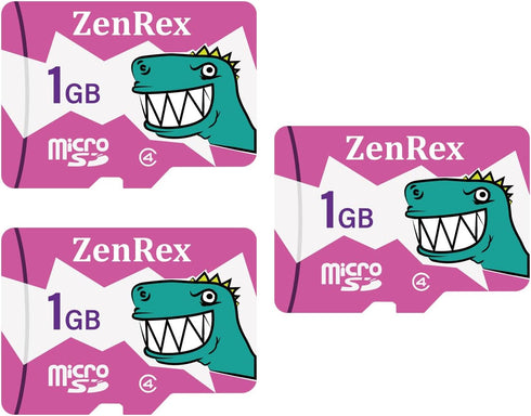 1GB Pack of 1, 3 Count Micro SD C4 Memory Card for Camera Tablet Smartphone with Adapter...
