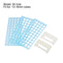 uxcell Detachable Polypropylene Test Tube Holder Rack 50 Hole for 13-16mm Tubes Light Blue 2Pcs...