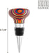 Baltique Marrakesh Collection Wine Bottle Stopper, Multicolor Leak-Proof and Reusable Wine Saver, Preserves Beverage Freshness...