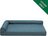 Furhaven Replacement Dog Bed Cover Pinsonic Quilted Paw L Shaped Chaise, Machine Washable - Bluestone, Medium...