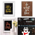 Alinacutle Hot Cocoa Christmas Silkscreen Stencil,Reusable Self-Adhesive Silk Screen Printing, Sentiments Template,for Printing on Wood/Fabric/Wal...