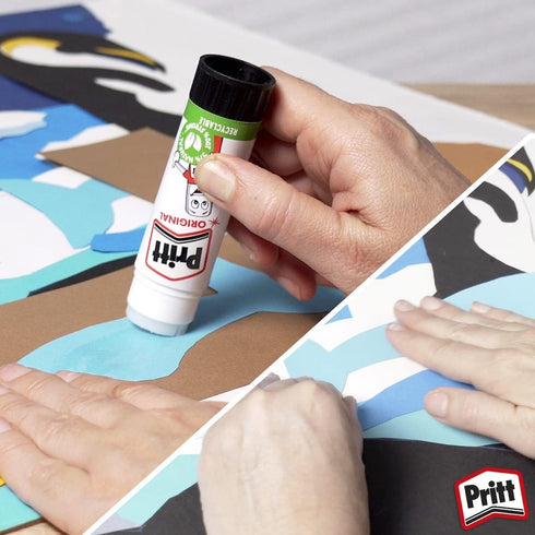 Pritt Glue Stick, Safe & Child-Friendly Craft Glue for Arts & Crafts Activities, Strong-Hold Adhesive for School & Office Supplies, 22 g (Pack of ...