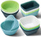 Silicone Cupcake Liners, 36 Pack Reusable Baking Muffin Cups Nonstick 3 Shapes Pastry Cake Molds Bento Lunch Box Dividers...