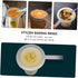 2 Pcs Milk Tea Baking Rings Tea Cup Gasket Coffee Mug Metal Baking Ring Tea Cup Accessories Baking Cup Rim Covers Milk Cup Ring Handheld Stainless...
