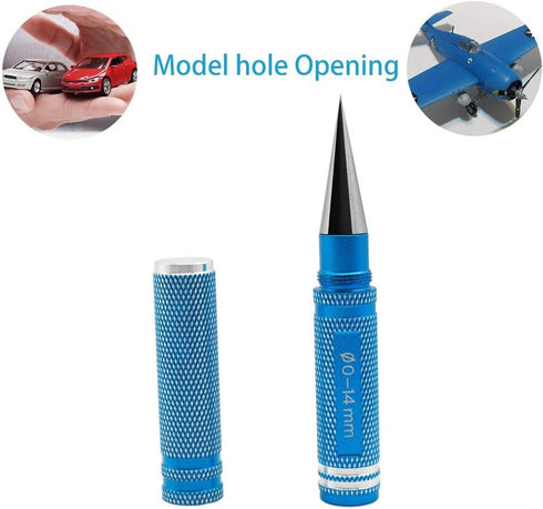 Professional Universal 0-14mm Reaming Knife Drill Tool Edge Reamer Hand Tools Make Hole Opener Tool for Plastic Model, RC Car Helicopter, Truck, C...