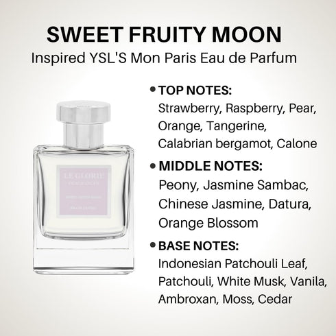Inspired by YSL'S Mon Paris Eau de parfum, Sweet Fruity Moon EDP, Long Lasting 12-14 Hours Perfume Spray for Women, All Skin Types, Cruelty Free -...