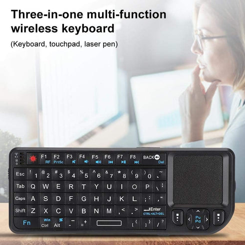 2.4G Pocket Mini Keyboard Mini USB Keyboard with Touchpad Mouse for Windows 2000 / XP/Vista / 7 / OS 10.x...
