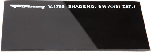 Forney 57008 Lens Replacement Hardened Glass, 4-1/4-Inch-by-2-Inch, Shade-8 , Black...