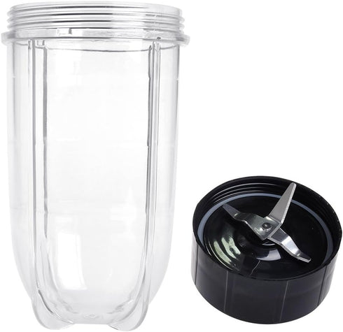 Replacement Cross Blade + 16oz Cup Set for Magic Bullet, Replacement Parts compatible with 250 W Magic Bullet MB1001 Blender...