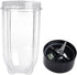 Replacement Cross Blade + 16oz Cup Set for Magic Bullet, Replacement Parts compatible with 250 W Magic Bullet MB1001 Blender...
