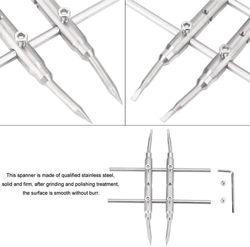 Professional Camera Lens Spanner Wrench,Lens Repair Tool,Camera Lens Opening Repairing Tool,Repair Maintanance Tools, for DSLR Camera Lens...