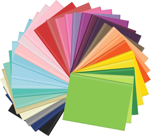 Morcheiong 60 Sheets Tissue Paper in 30 Colors Rainbow Tissue Paper Bulk Gift Wrapping for DIY Art Craft Floral Birthday Party Festival(20 x 14.5 ...