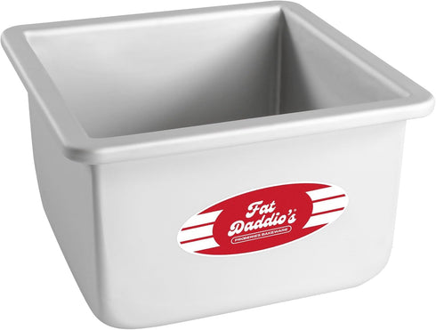 Fat Daddio's Anodized Aluminum Square Cake Pan, 6 x 4 Inch...