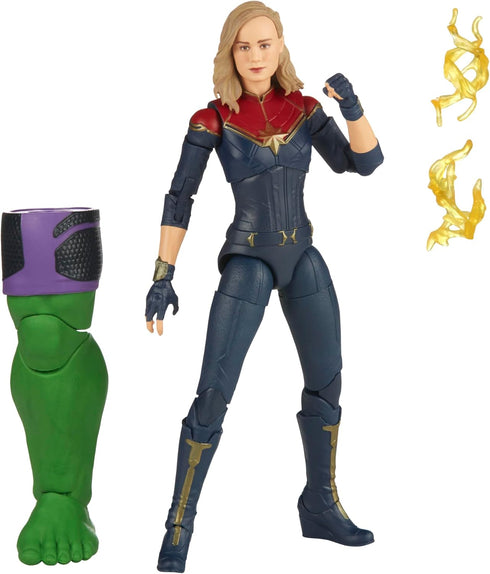 Marvel Legends Series Captain Marvel, The Marvels 6-Inch Collectible Action Figures, Toys for Ages 4 and Up...