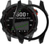 kwmobile Cover Compatible with Garmin Fenix 7S / Fenix 7S Solar - Cover Silicone Case for Fitness Tracker - Black/Silver...
