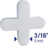 QEP 3/16" Traditional Flexible Tile Spacers (300-Pack)...