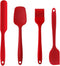 Silicone Spatula Set, Nonstick Cookware Heat Resistant Scrapers Kitchen Utensils for Baking, Cooking, Cake Frosting Spatula, Rubber Spatulas Spoon...