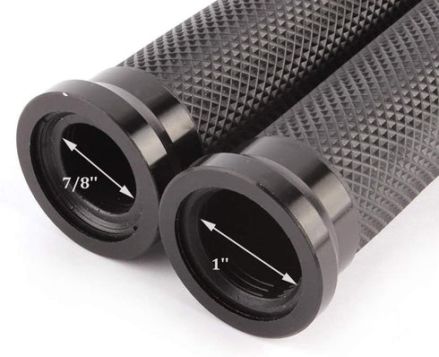 MOTORCYCLE 7/8" HAND GRIPS HANDLE BAR GEL FOR YAMAHA YZF 600 R6 Suzuki GSXR 1000(Black)...