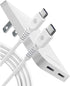 Flat 2-Port USB C Wall Charger, Ultra Slim Dual Power Adapter with Type-C Cable (20W) Fast Charging for iPhone 15, Pro Max/Samsung Galaxy Models (...