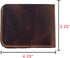 Hide & Drink, Leather Bifold Wallet, Holds Up to 4 Cards Plus Flat Bills/Pouch/Case/Minimalist/Vintage/Stylish, Handmade Includes 101 Year Warrant...