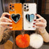Makeup Mirror Mobile Phone Case, Luxurious Bling Heart-Shaped Mirror Phone Case for iPhone (11, Light Green)......