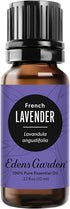 Edens Garden Lavender- French Essential Oil- 100% Pure Premium Grade, Undiluted, Natural, Therapeutic, Aromatherapy, The Best for Diffuser, Face, ...