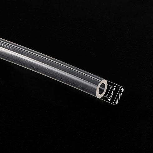 Pneumatic Tubing - Polyurethane Air Compressor Hose Pipe, Apply to Air Line Transfer (4mm OD 2.5mm ID, 10Ft, Clear)......