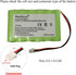 300-03864-1 7.2v 1500mAh Battery Replacement Compatible with Honeywell Alarm Lynx WALYNX-RCHB-SC Honeywell Lynx Touch K5109, L3000, L5000, L5100, ...