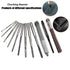 Utoolmart Hand Reamer 6mm Alloy Tool Steel H8 6 Straight Flutes 9Crsi Hand Milling Cutter Tool 1pcs...