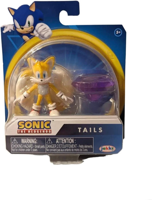 Sonic The Hedgehog 2.5 Inch Action Figure - Tails with Emerald...