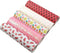 Summer Fruits Faux Leather Sheet Glitter Synthetic Leather Fabric Assorted 5 Pcs 7.7" x 12.9" (20 cm x 33 cm) for Hair Bows Headbands Making...