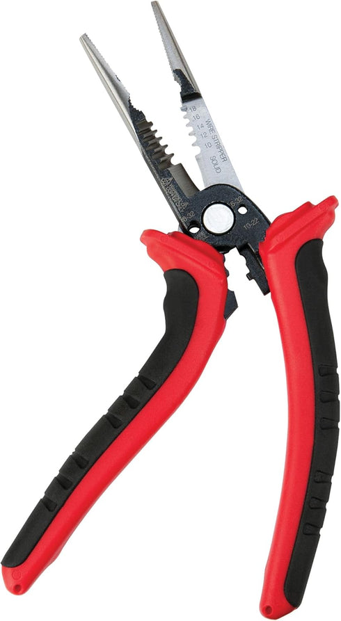 Performance Tool W86505 8 Inch Multi-Wire Electrical Tool - Cut, Strip, Crimp, Twist, and Shear with Ease...