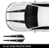 6PCS Racing Stripes for Cars - 2PCS Car Hood Decal + 2PCS Car Side Decals + 2PCS Car Mirror Stickers,Water-Resistant Stylish Car Decal Exterior Ca...