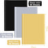 NACHLYNN 60 Sheets Metallic Tissue Paper Bulks Gold Silver Black Gift Wrapping Paper 14 x 20 inch Art Paper Crafts for Graduation Crafts Gift Wedd...