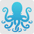 FINGERINSPIRE Octopus Drawing Painting Stencils Templates 11.8x11.8 inch Plastic Stencils Decoration Square Reusable Ocean Theme Stencils for Pain...