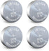 EEMB 4PACK LIR1454 Rechargeable Battery 3.7V Lithium-ion Button Batteries Coin Cell Battery for Earphone Wearable Device Watch...